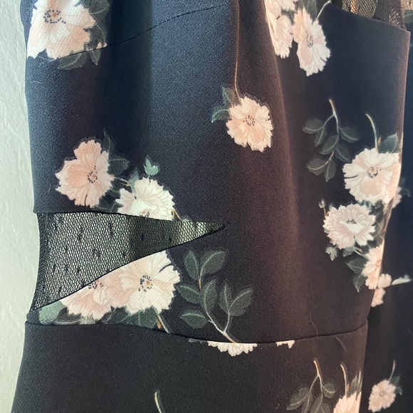 Express Dresses Express Dress Short Black Floral 6 Poshmark